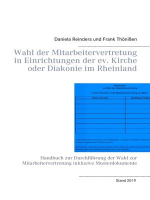 cover image of Wahl der Mitarbeitervertretung in Einrichtungen der ev. Kirche oder Diakonie im Rheinland